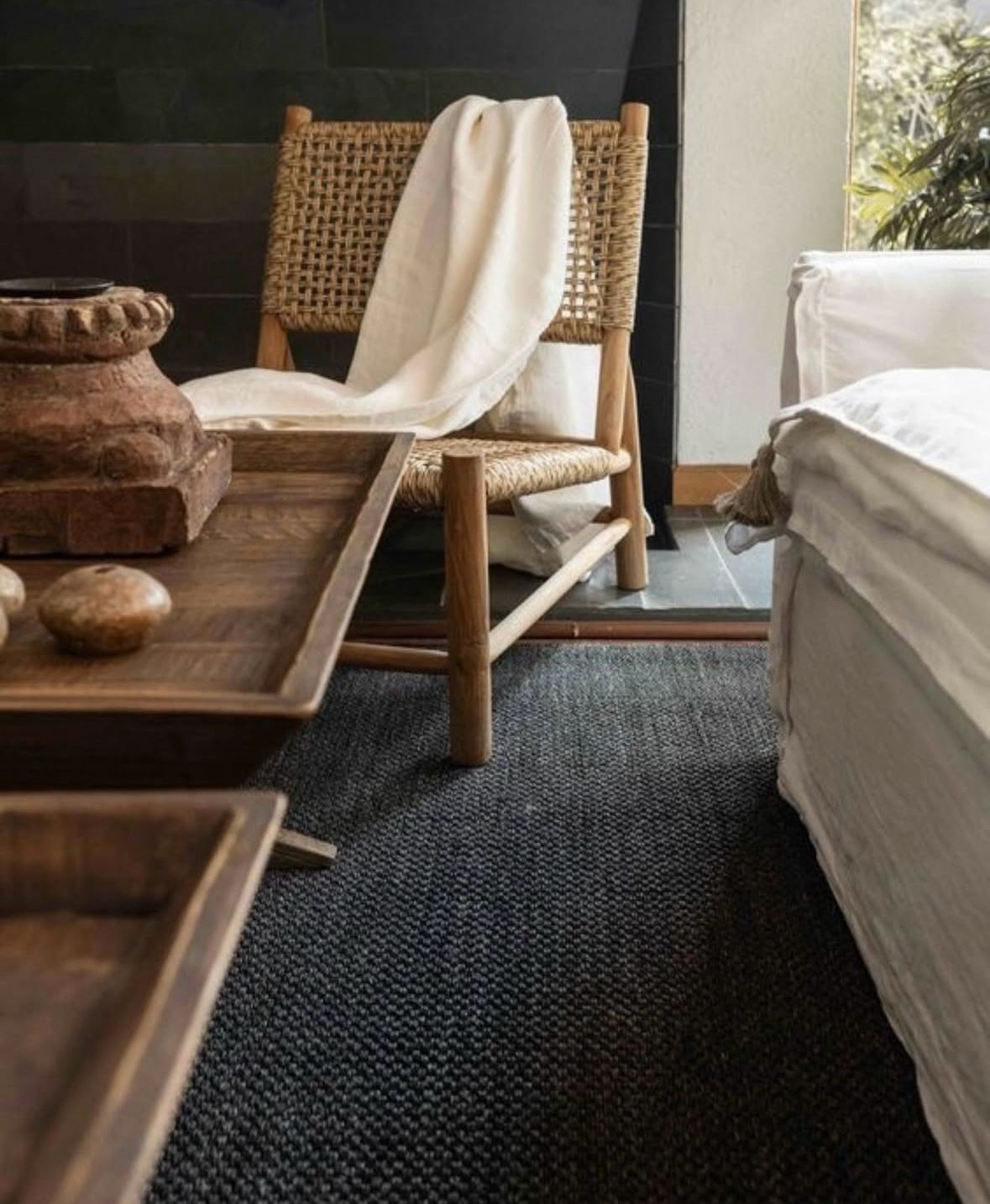 Alfombra Boucle Black
